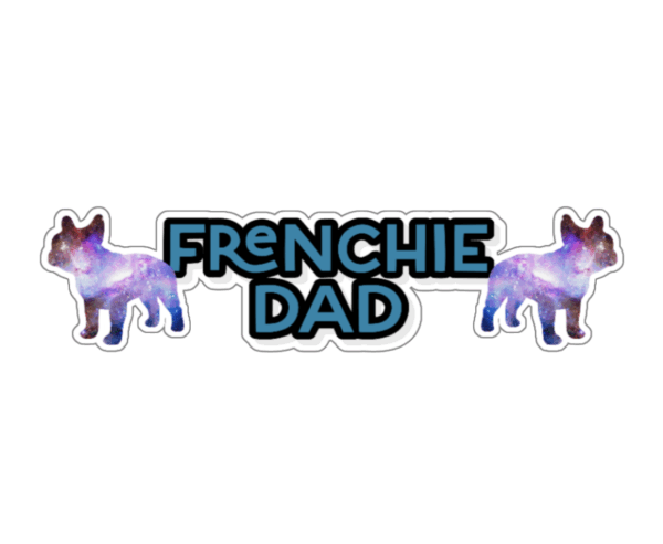 Space Pig Frenchie Dad Bumper Sticker